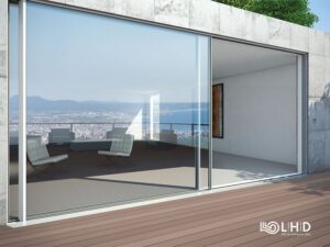 Cửa đi trượt Slim ngoại thất