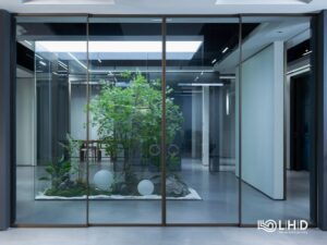 Cửa nhôm Slim tự động