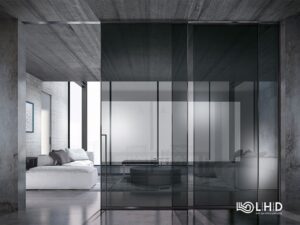 Cửa lùa Slim không ray dưới Ultra Slim