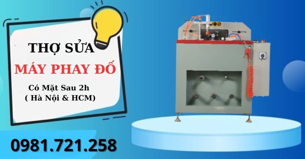 Sửa máy phay đầu đố cửa nhôm – Công nghệ mới nhất 2025