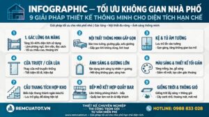 Tối ưu không gian nhà phố: 9 giải pháp thiết kế thông minh cho diện tích hạn chế